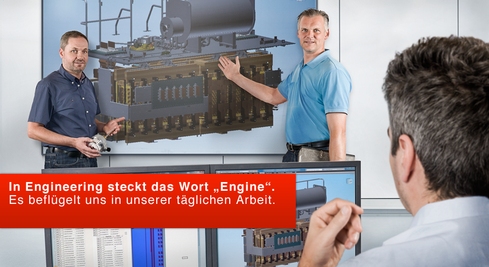 In Engineering steckt das Wort "Engine". Es geflügelt uns in unserer täglichn Arbeit