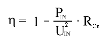 Wirkungsgrad einer Leitung